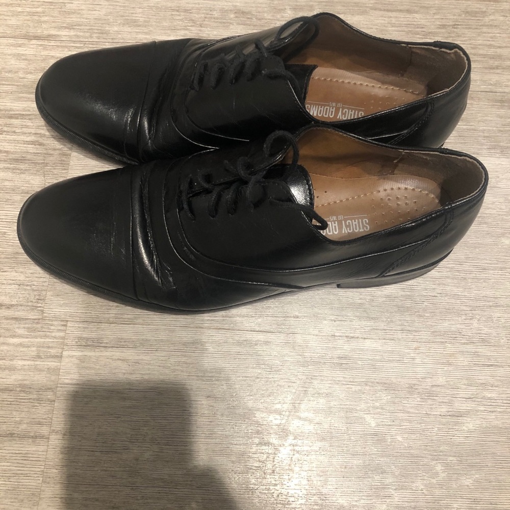 Stacy Adam’s Black Leather Dress Shoes